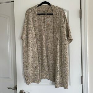 NWT short sleeve cardigan sweater!